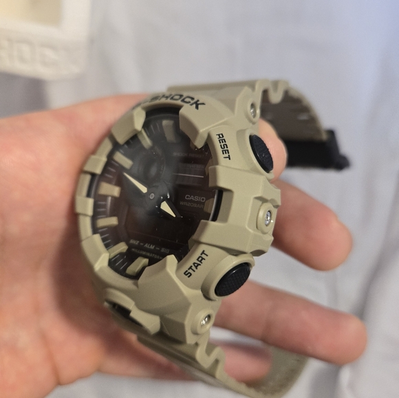 Casio G-Shock GA700UC-5ACR Super Illuminator Ana-Digital 3D Matte Beige Watch - Picture 5 of 8